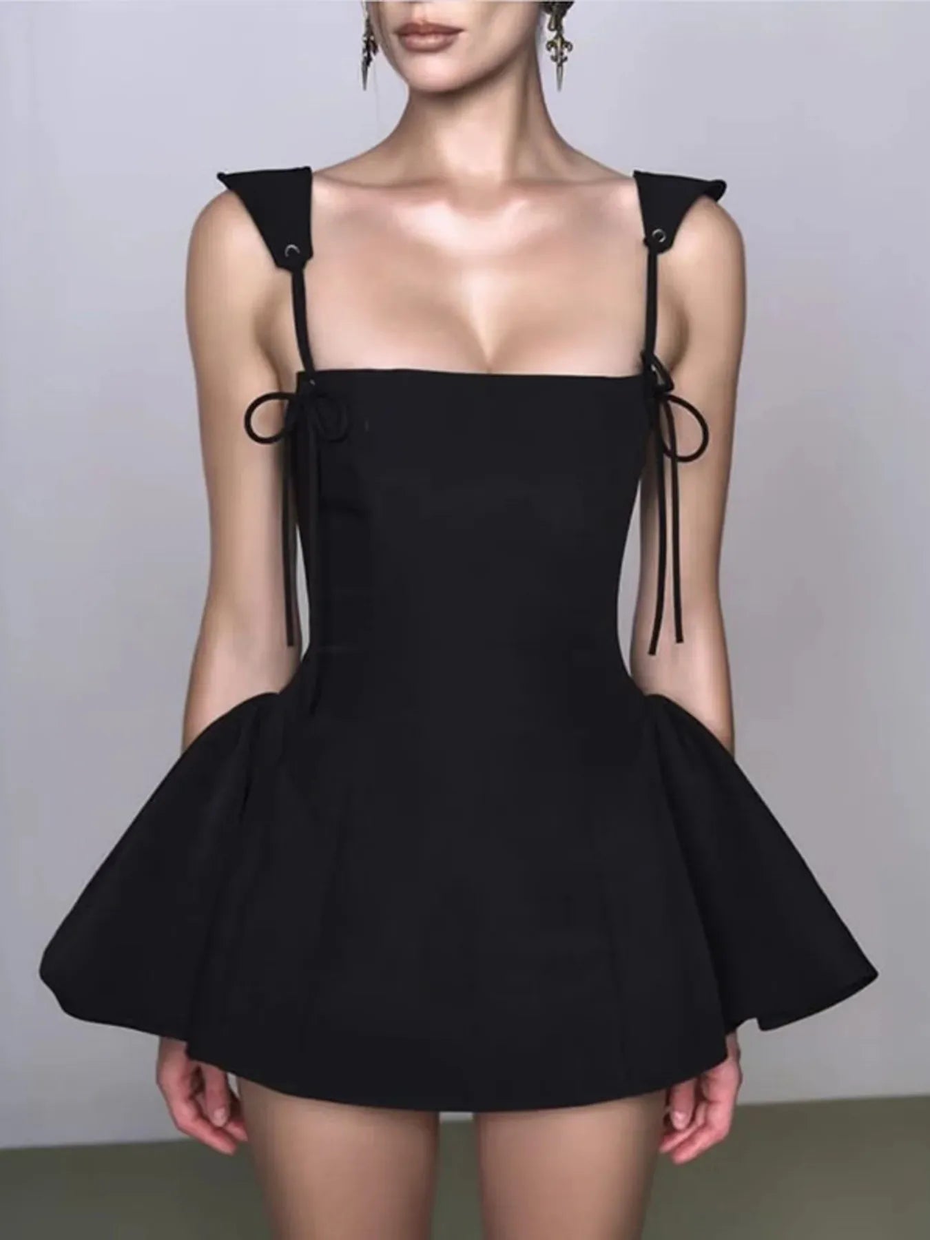 Lace Up Mini Cami Dress – The Pink Room