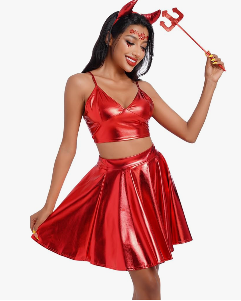 she devil dresses She Devil Costume Set PINK / SMALL
