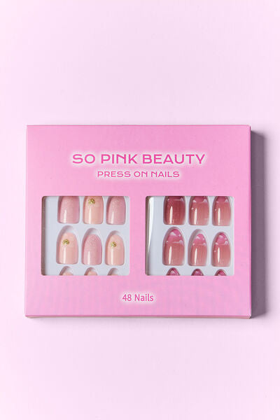 SO PINK BEAUTY Modern Press On Nails 2 Packs