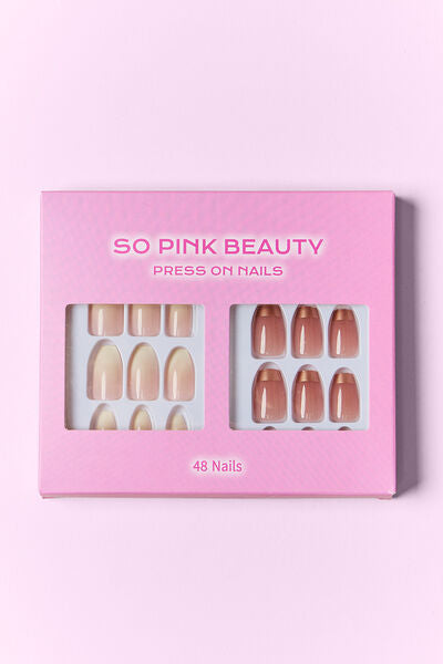SO PINK BEAUTY Modern Press On Nails 2 Packs