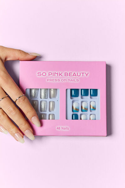 SO PINK BEAUTY Classy Press On Nails 2 Packs
