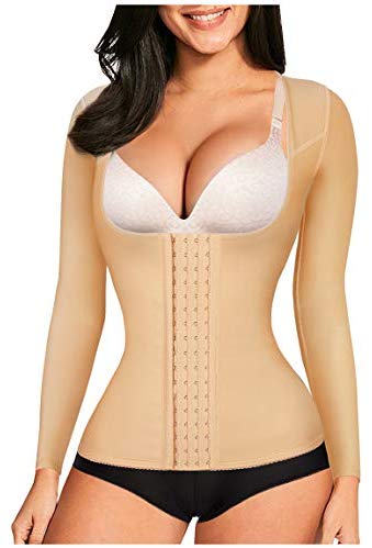 Waist Trainer Corset & Upper Arm Shaper Compression Top - The Pink Room