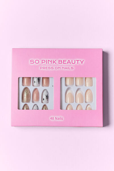 SO PINK BEAUTY Modern Press On Nails 2 Packs