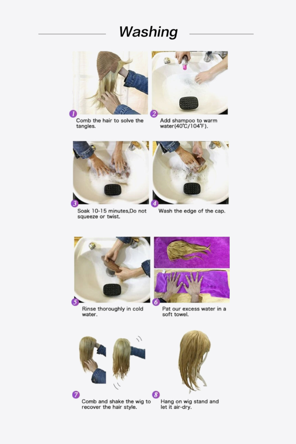 Amber Synthetic Wig