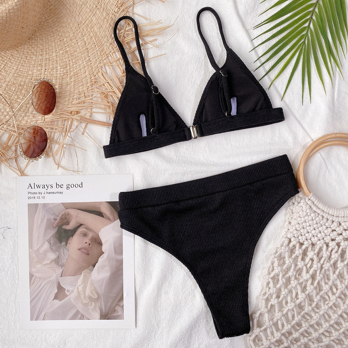 Linda Ribbed Bikini Set