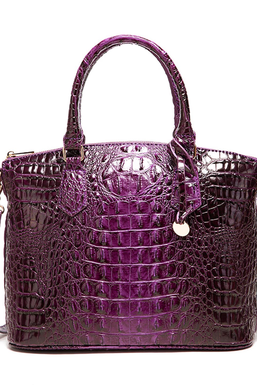 PU Leather Croc Handbag