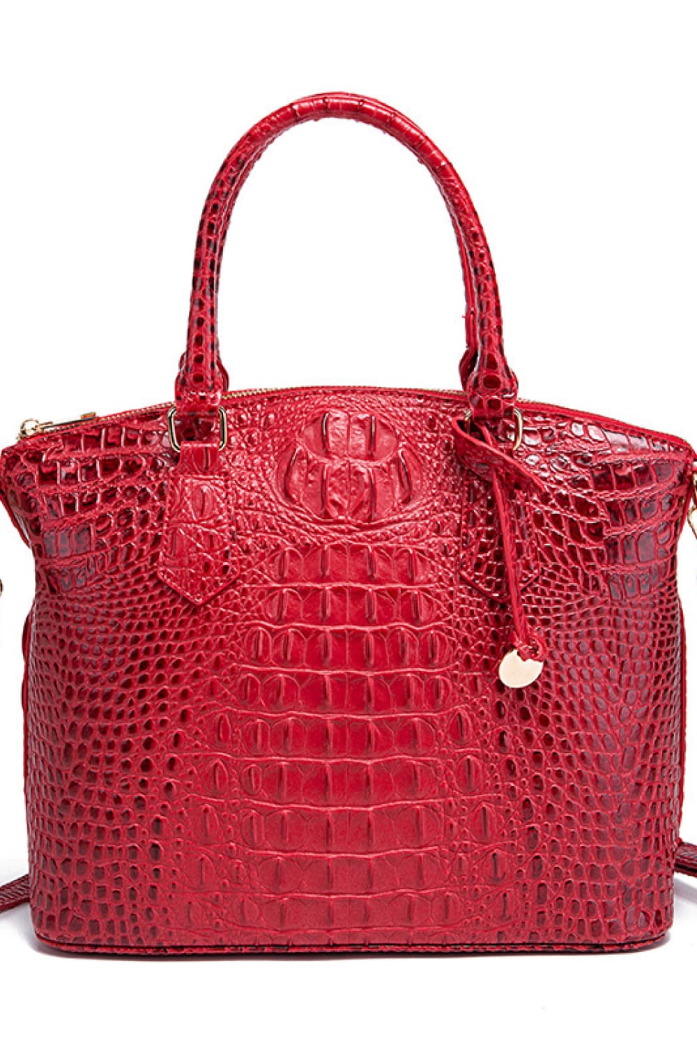 PU Leather Croc Handbag