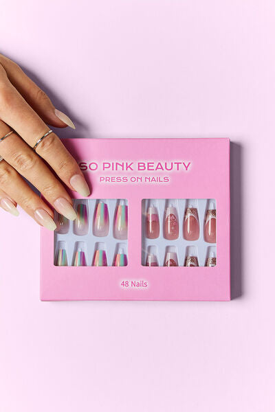SO PINK BEAUTY Chic Press On Nails 2 Packs