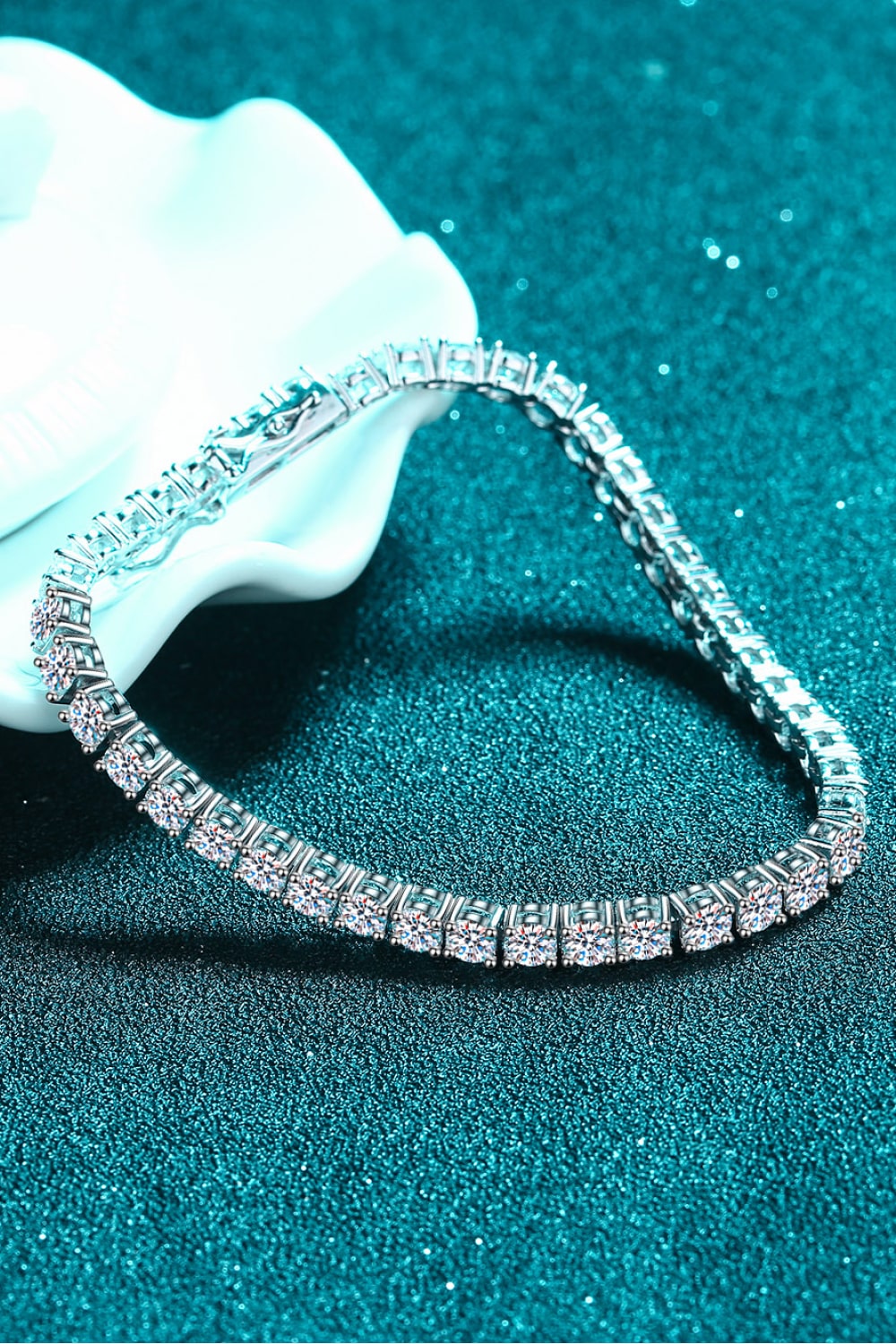 Moissanite Bust Down Bracelet