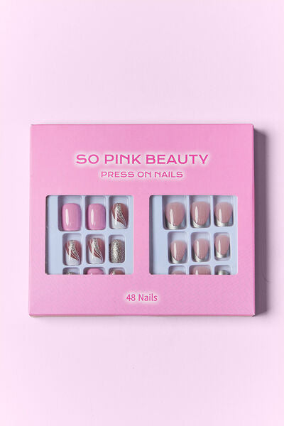 SO PINK BEAUTY Classy Press On Nails 2 Packs