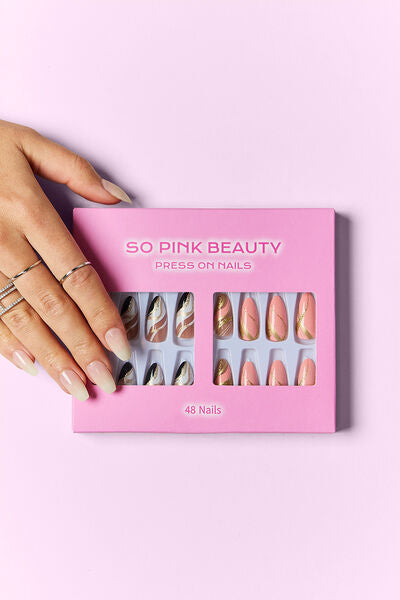 SO PINK BEAUTY Chic Press On Nails 2 Packs