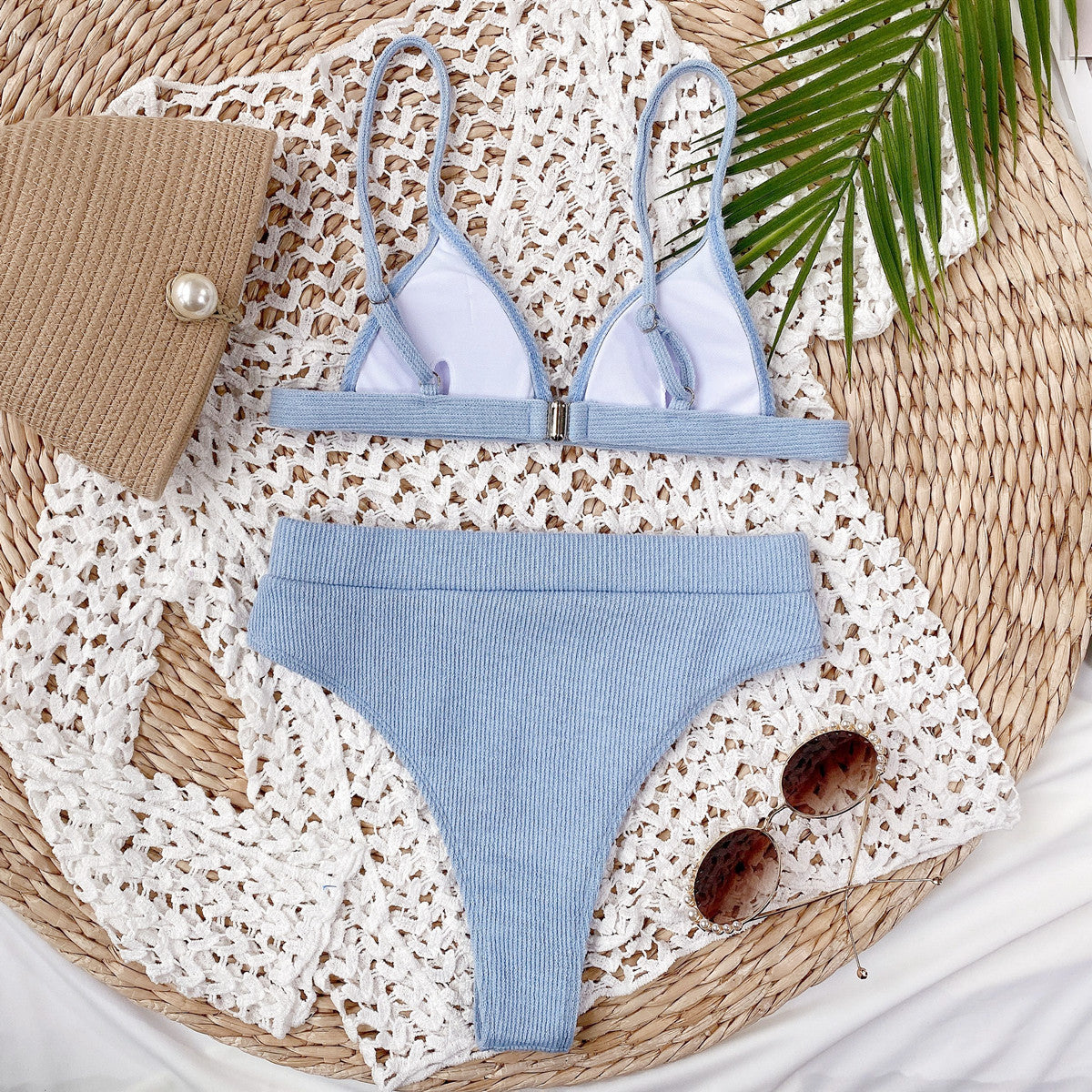 Linda Ribbed Bikini Set