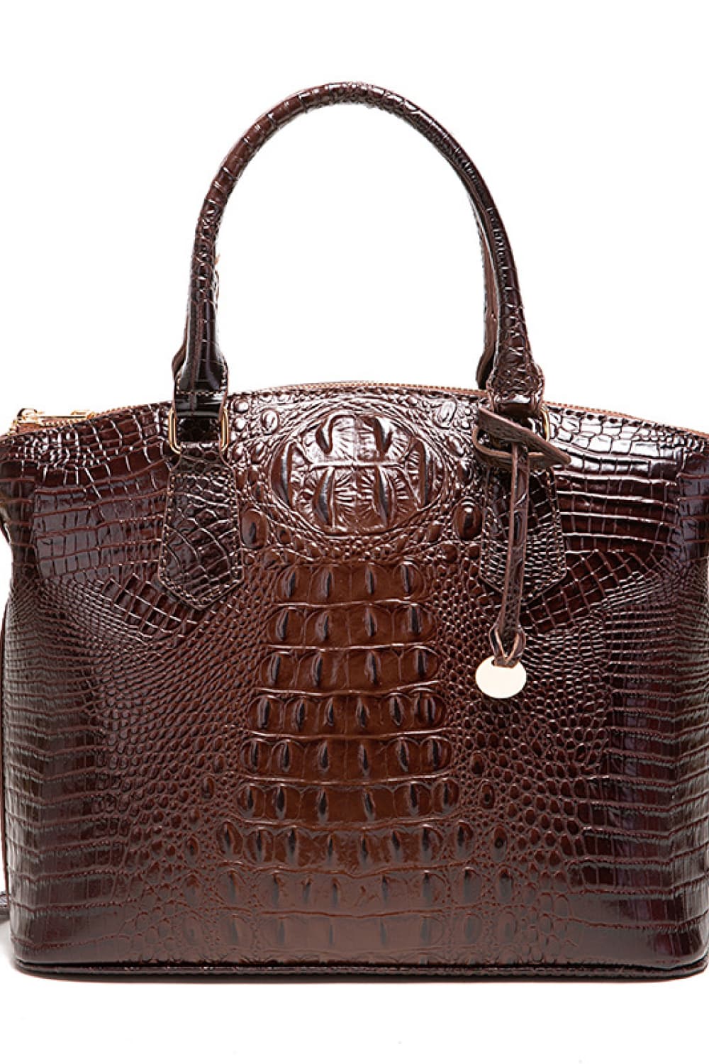 PU Leather Croc Handbag