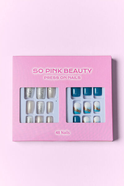 SO PINK BEAUTY Classy Press On Nails 2 Packs