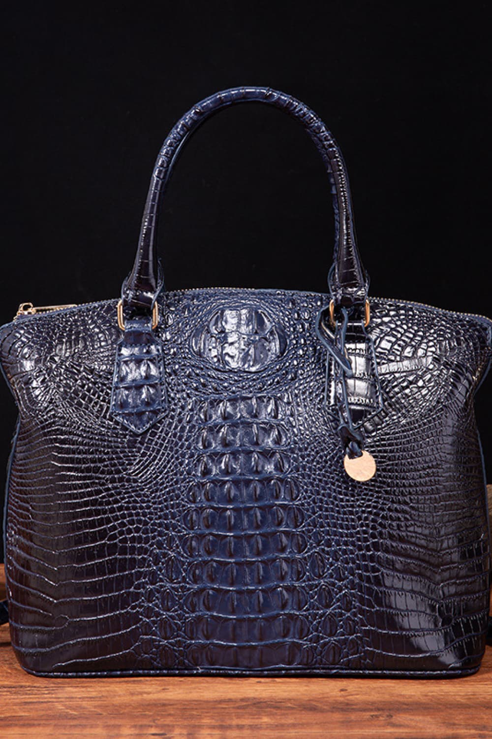 PU Leather Croc Handbag