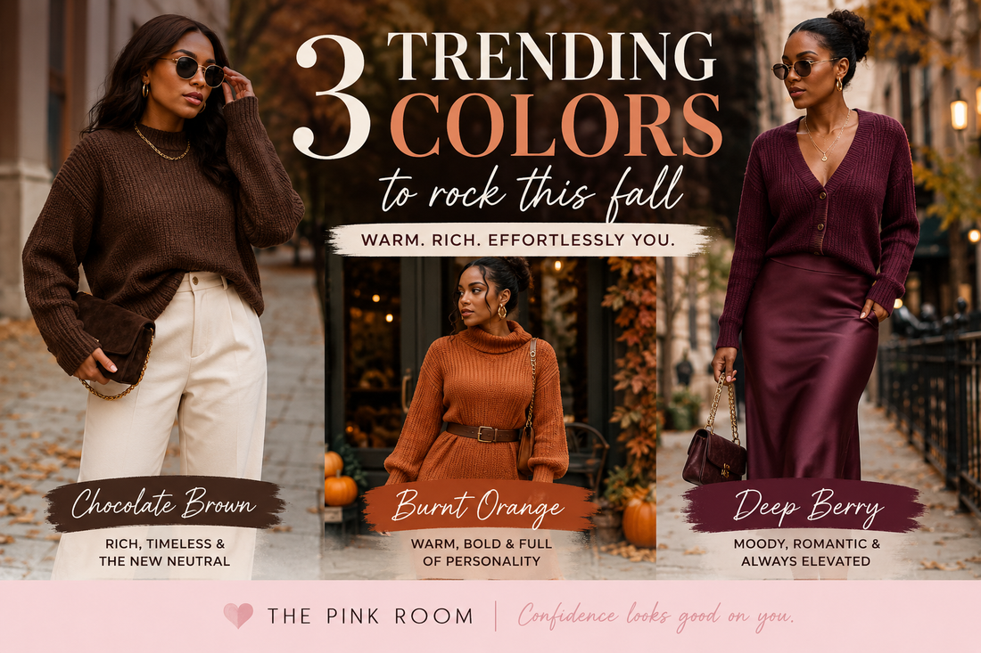 3 Trending Colors to Rock This Fall