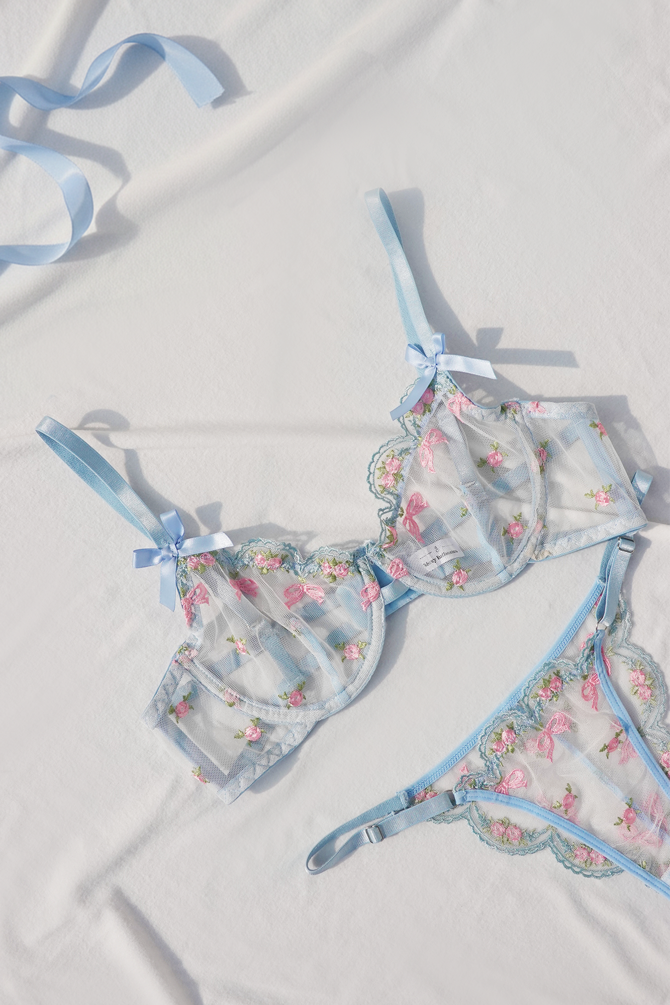 Baby Blue Bra and Panty Set