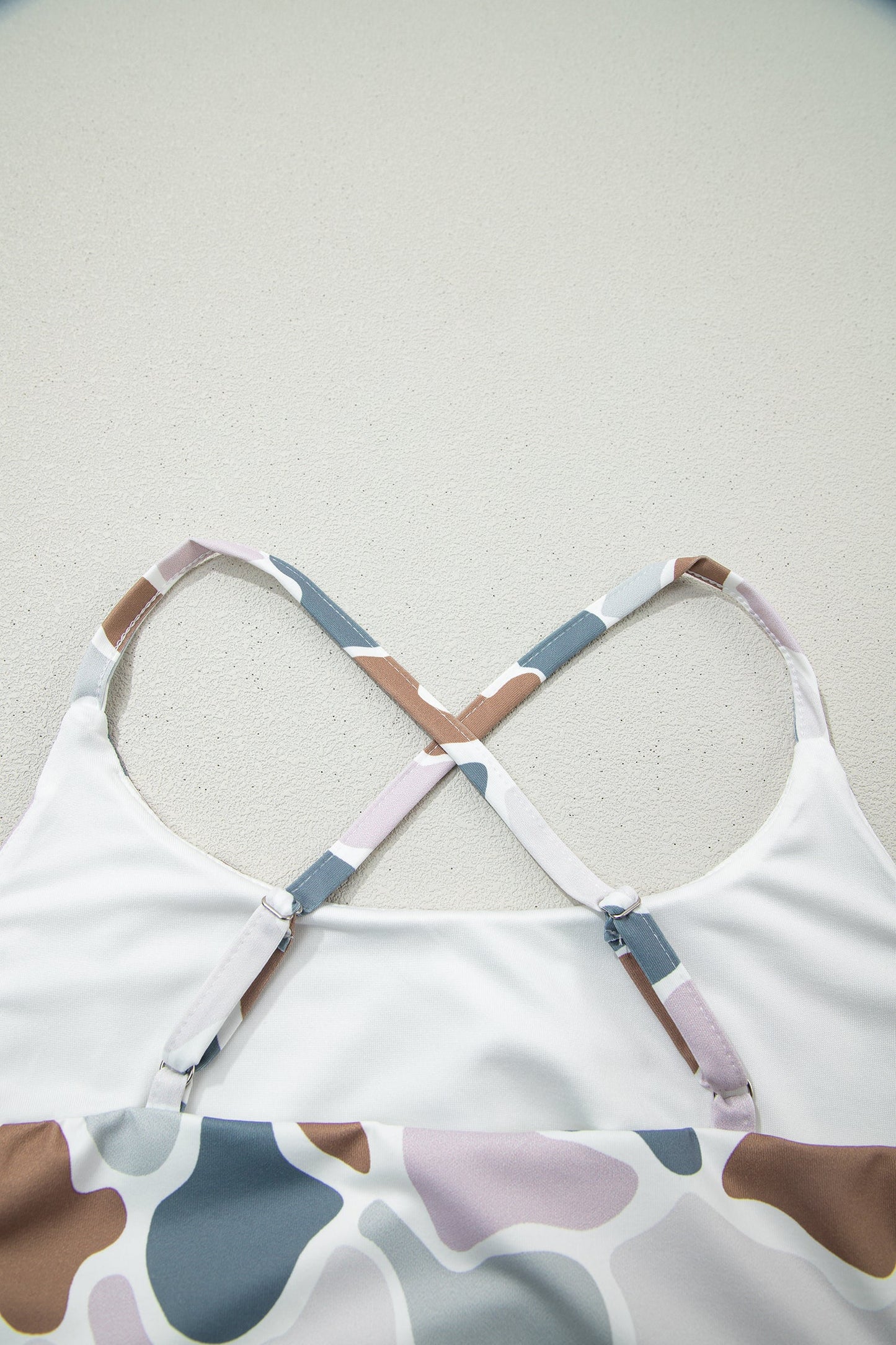 Camo Cropped Tank & Shorts Athleisure Set