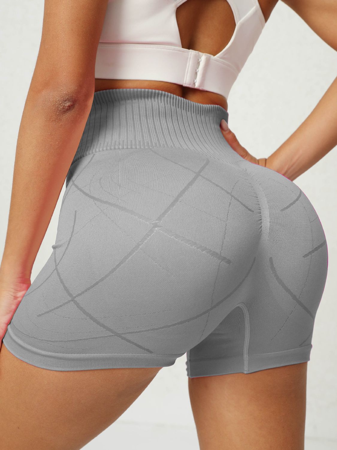 Gem High Waist Active Shorts