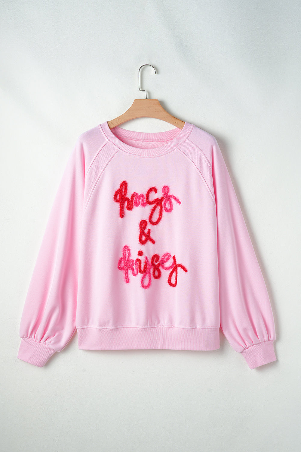 HUG AND KISSES Round Neck Sweatshirt