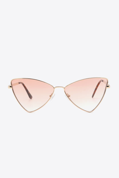 Rock Out Metal Frame Cat-Eye Sunglasses