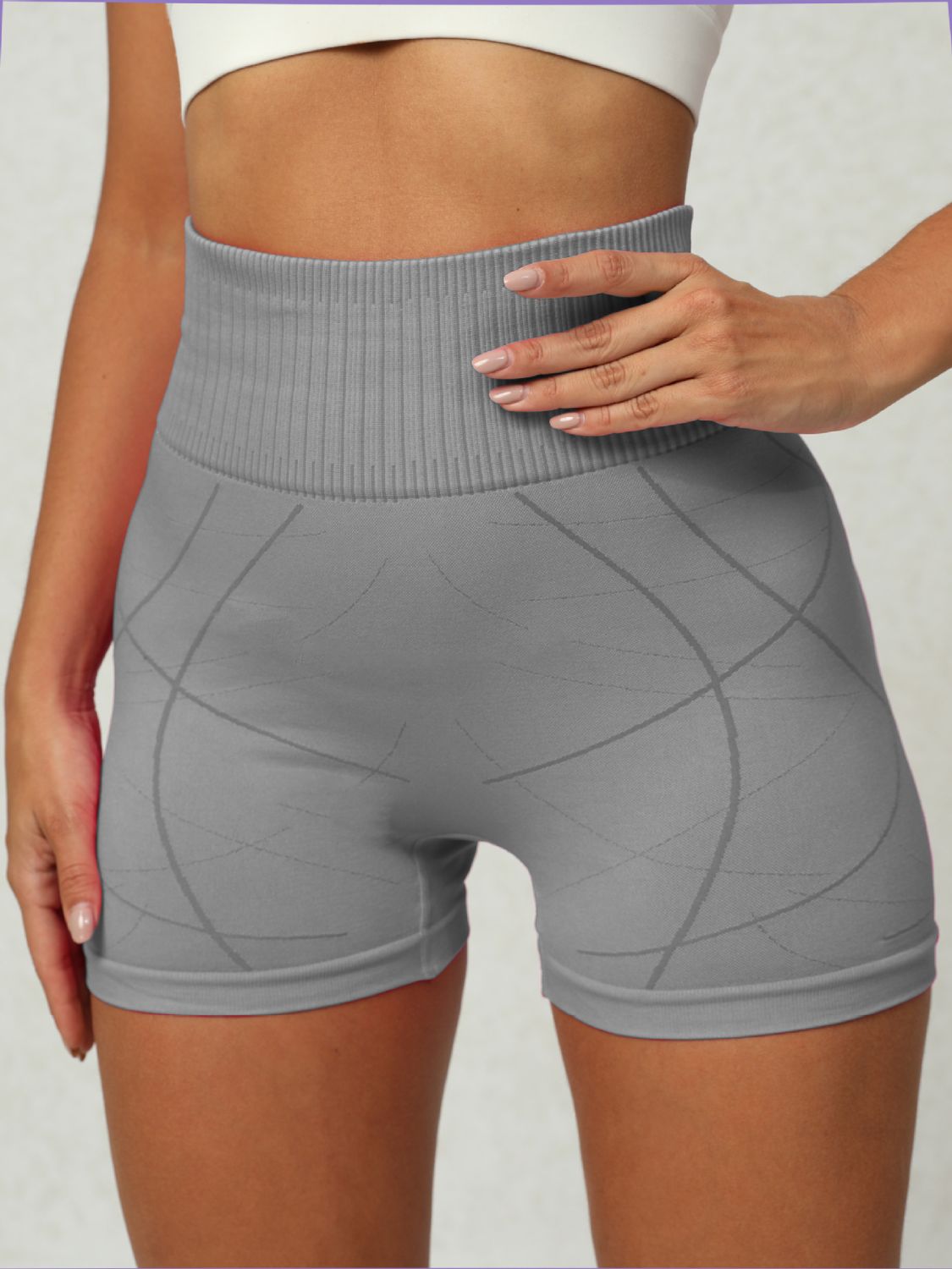 Gem High Waist Active Shorts