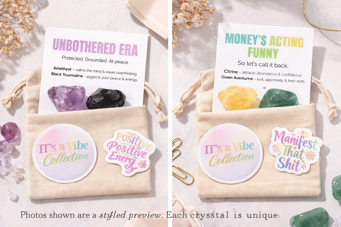 It’s a Vibe Crystal Kits ✨ | Choose Your Energy