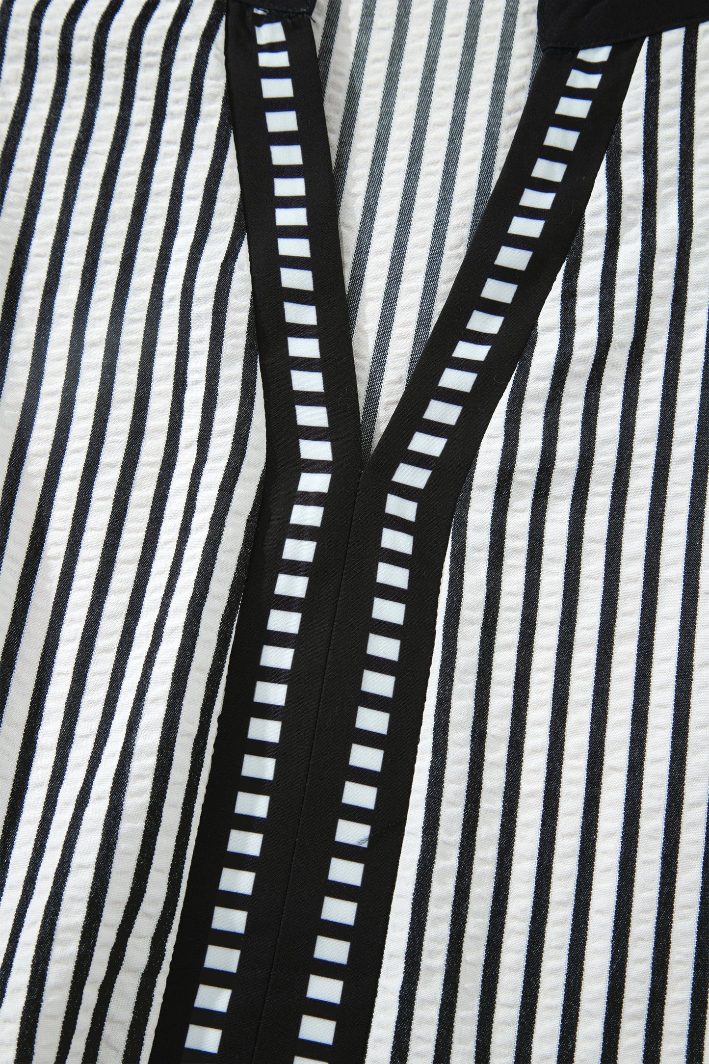 Plus Size Stripe Flutter Sleeve V-Neck Maxi Dress