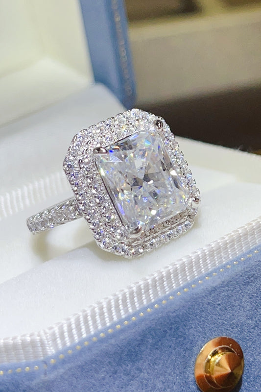 Robust 2 Carat Moissanite 925 Sterling Silver Ring