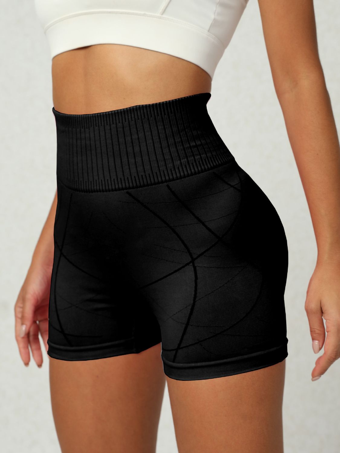 Gem High Waist Active Shorts