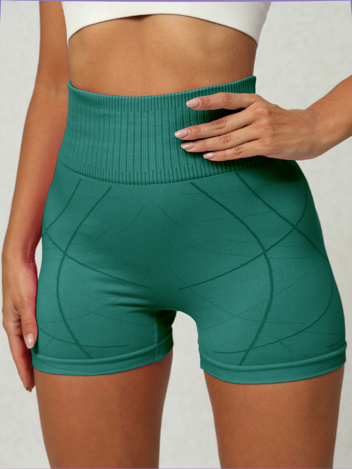 Gem High Waist Active Shorts