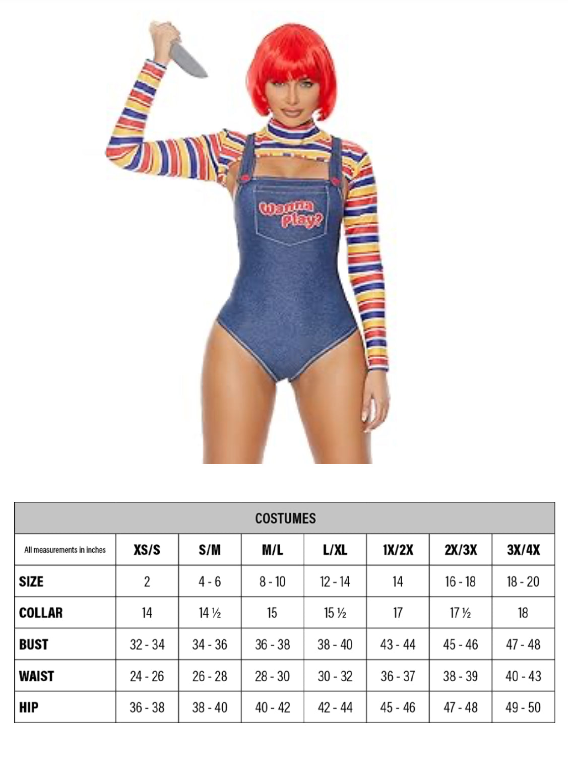 Your Friend Till the End Doll Costume