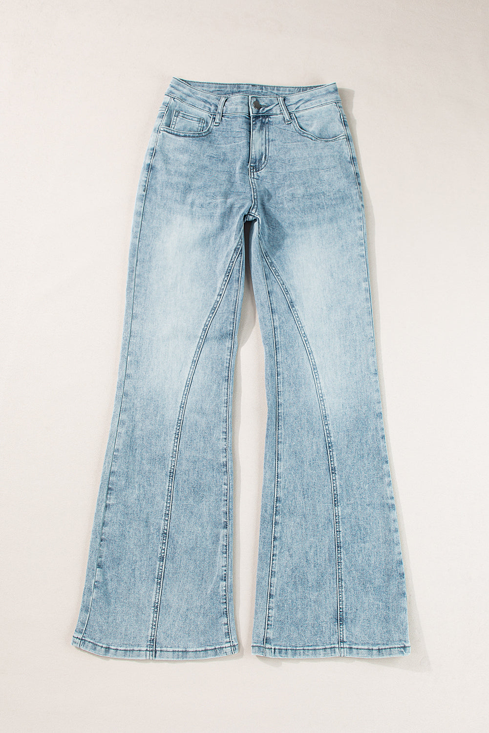 Donna Wide Leg Jeans with Pockets