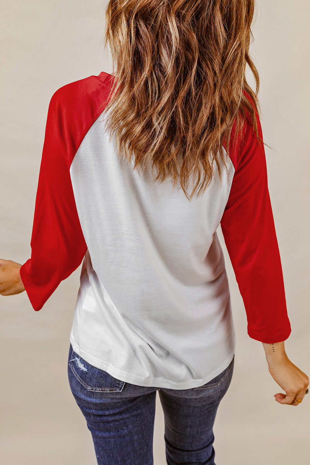 Simply Love PARTY IN THE USA Graphic Raglan Sleeve Tee