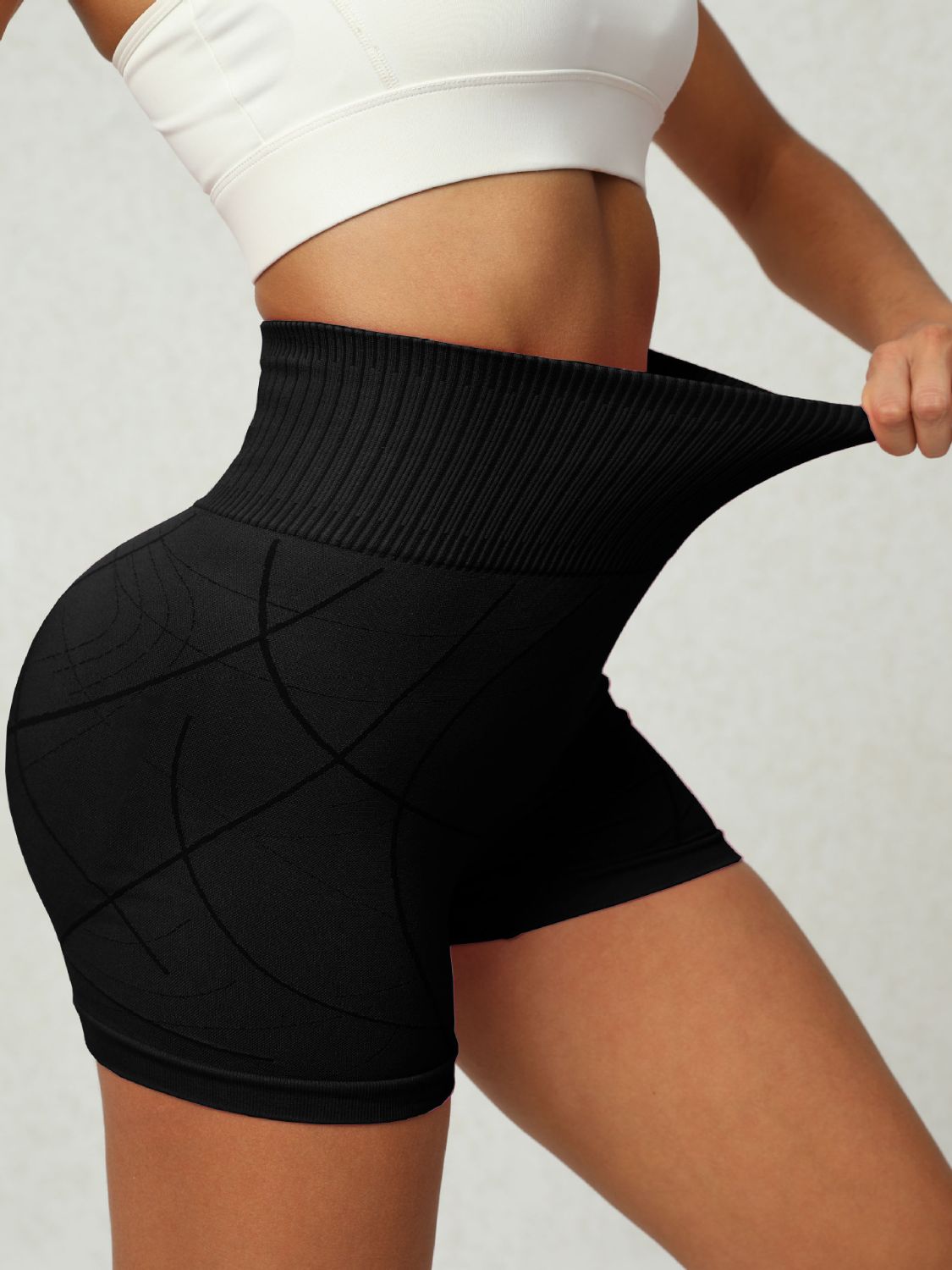 Gem High Waist Active Shorts