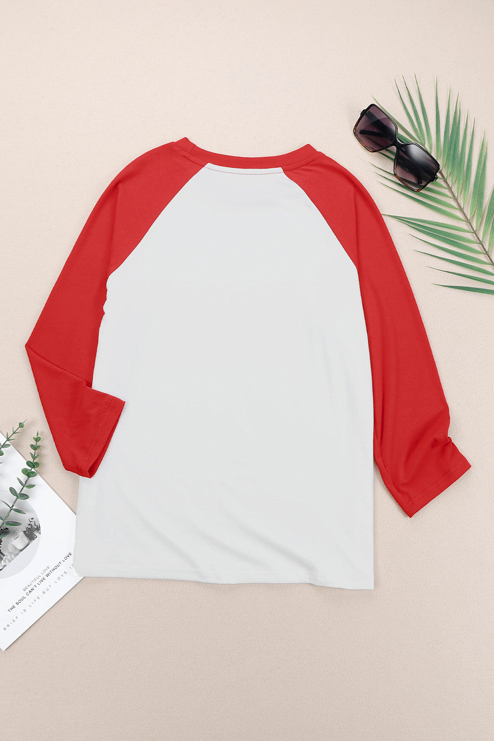 Simply Love PARTY IN THE USA Graphic Raglan Sleeve Tee