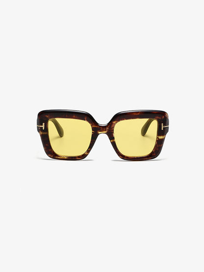 Tabitha Polycarbonate Frame Square Sunglasses