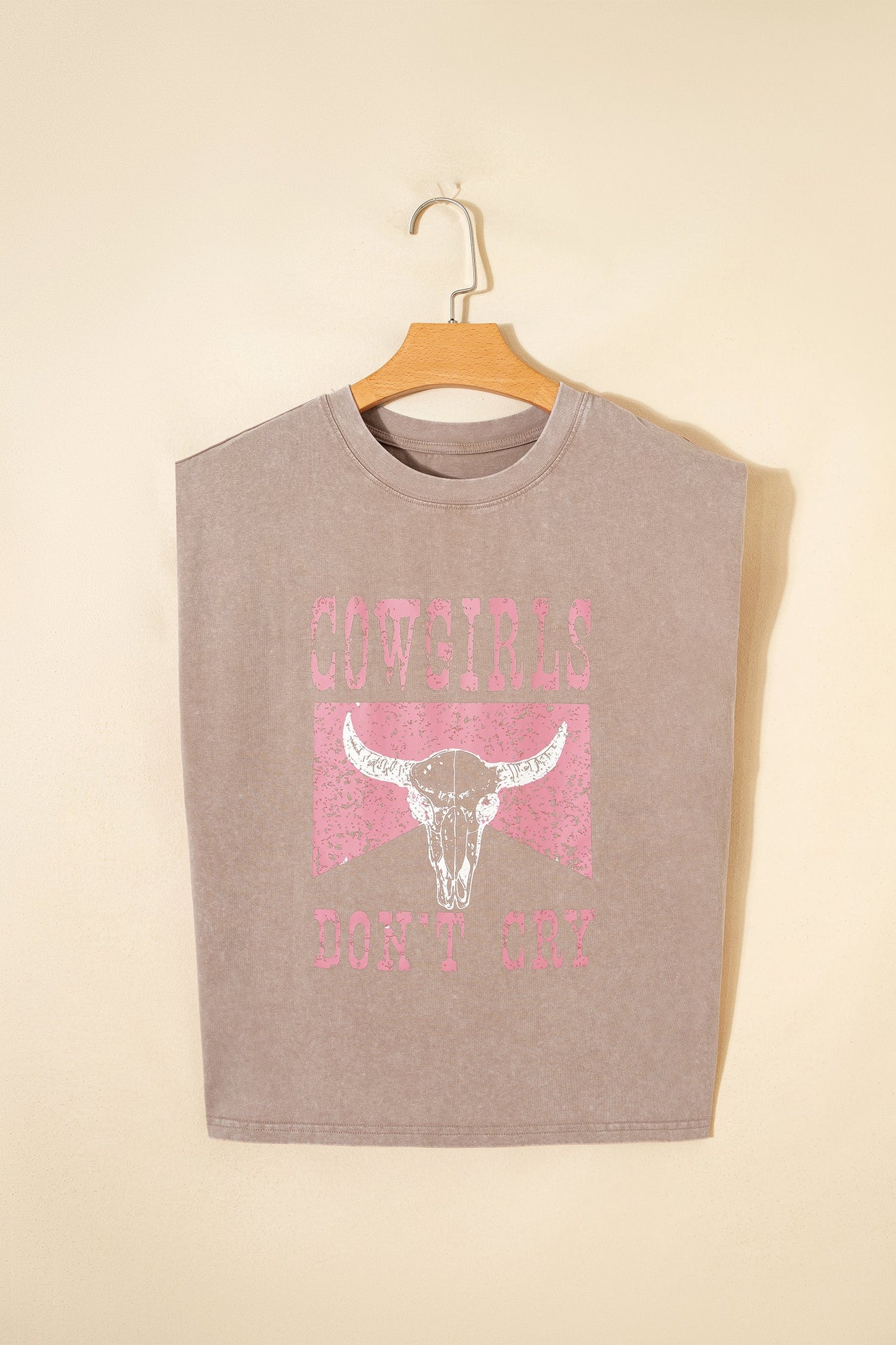 Western Cowgirls Don't Cry Graphic Tank Top