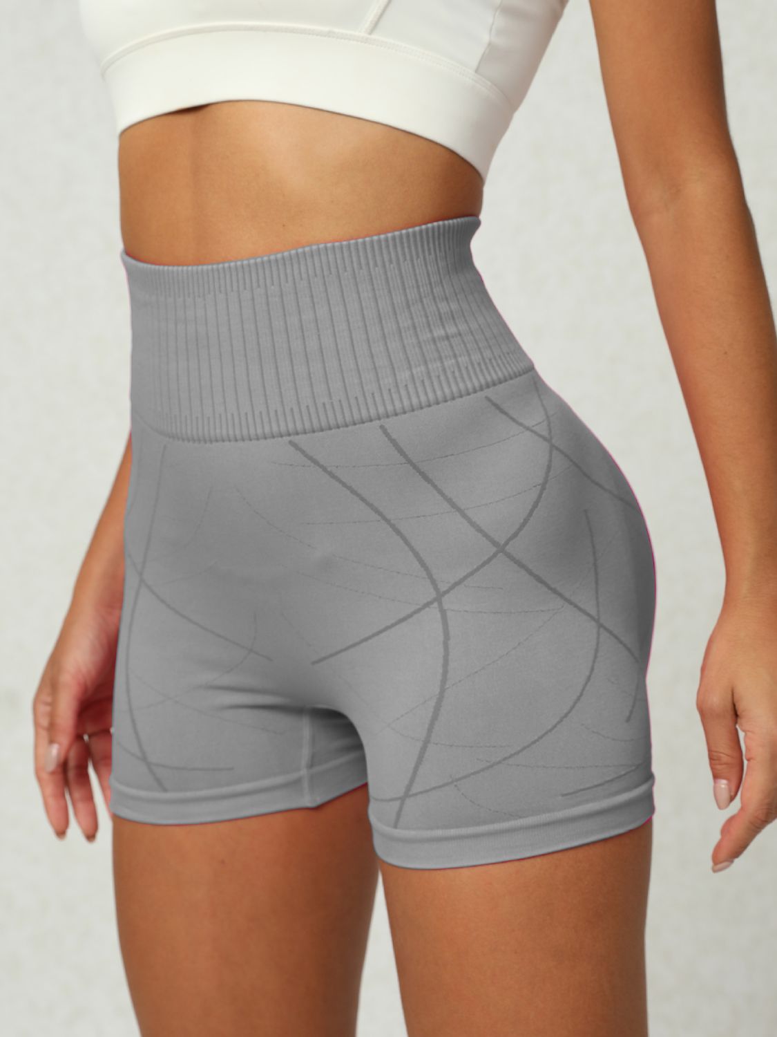 Gem High Waist Active Shorts