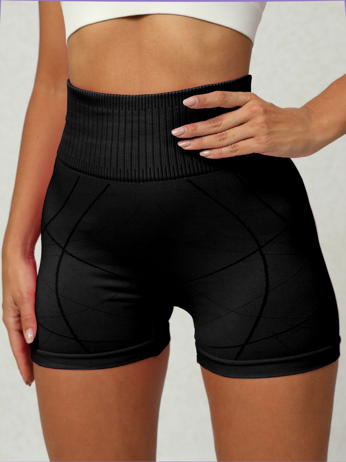 Gem High Waist Active Shorts