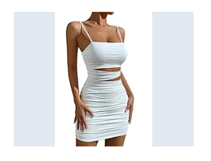 Sexy Hollow Out Strap Spaghetti Bodycon