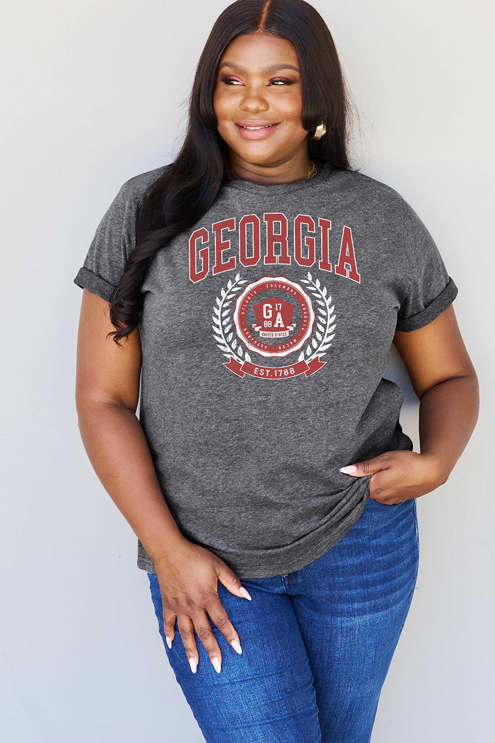 Simply Love Full Size GEORGIA Graphic T-Shirt