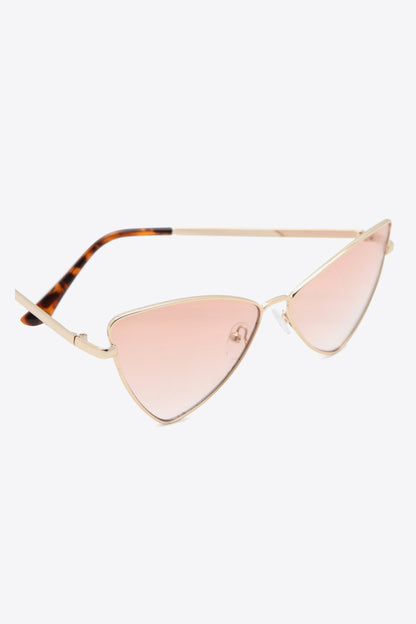Rock Out Metal Frame Cat-Eye Sunglasses