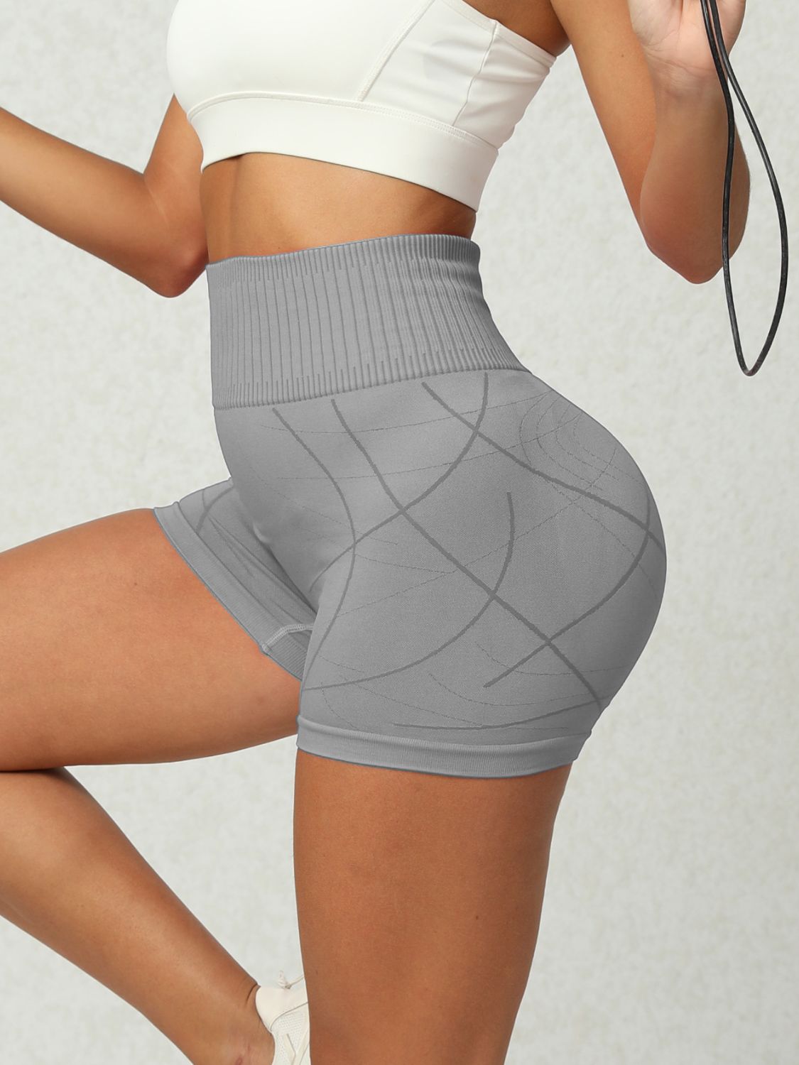 Gem High Waist Active Shorts