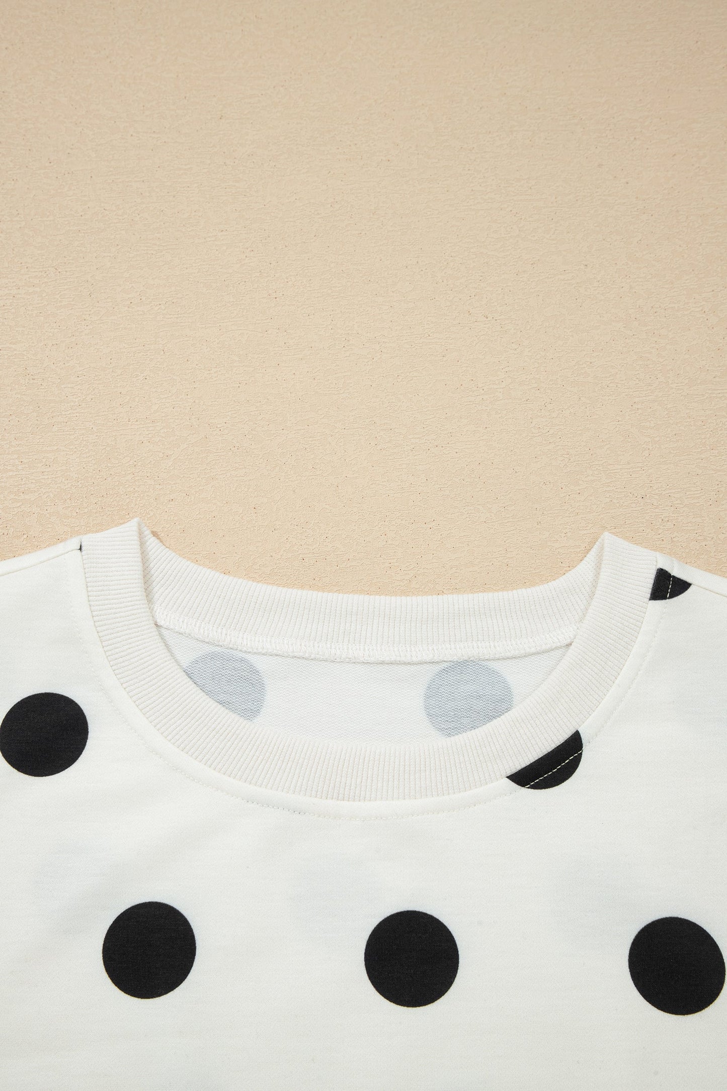 Polka Dot Ribbed Trim Tank & Mini Skort Set