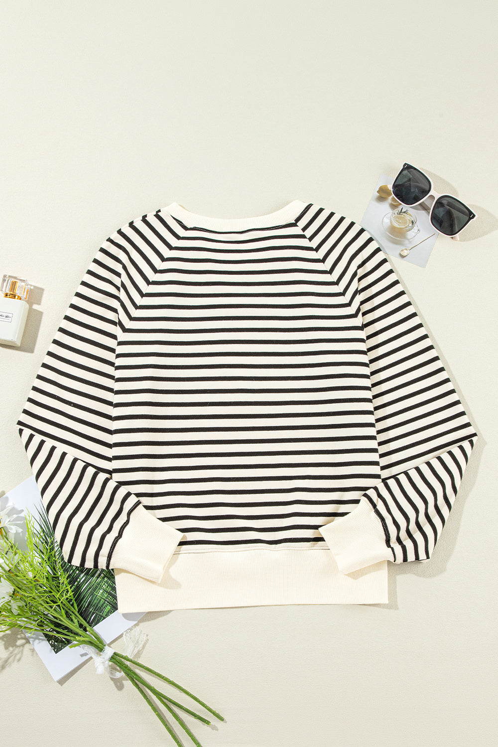 Ciao Striped Long Sleeve Sweatshirt