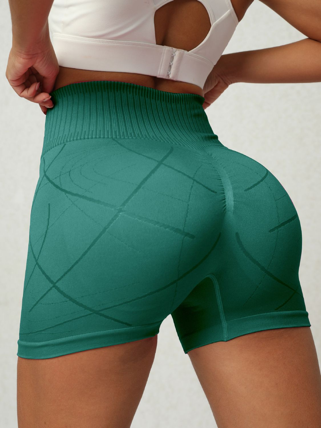 Gem High Waist Active Shorts