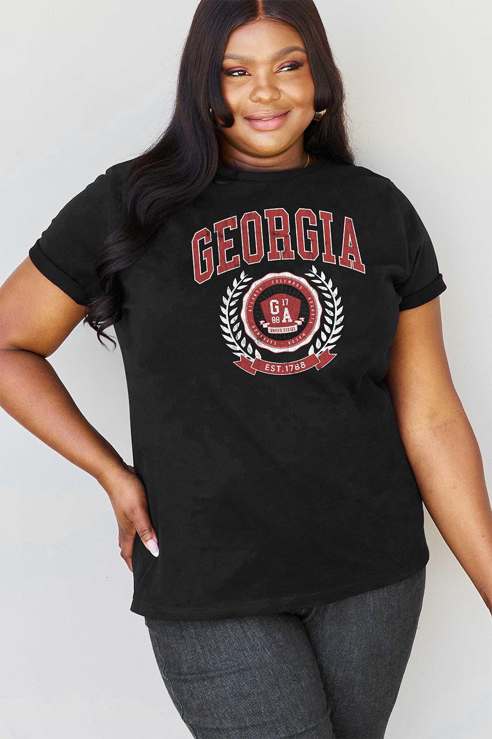Simply Love Full Size GEORGIA Graphic T-Shirt