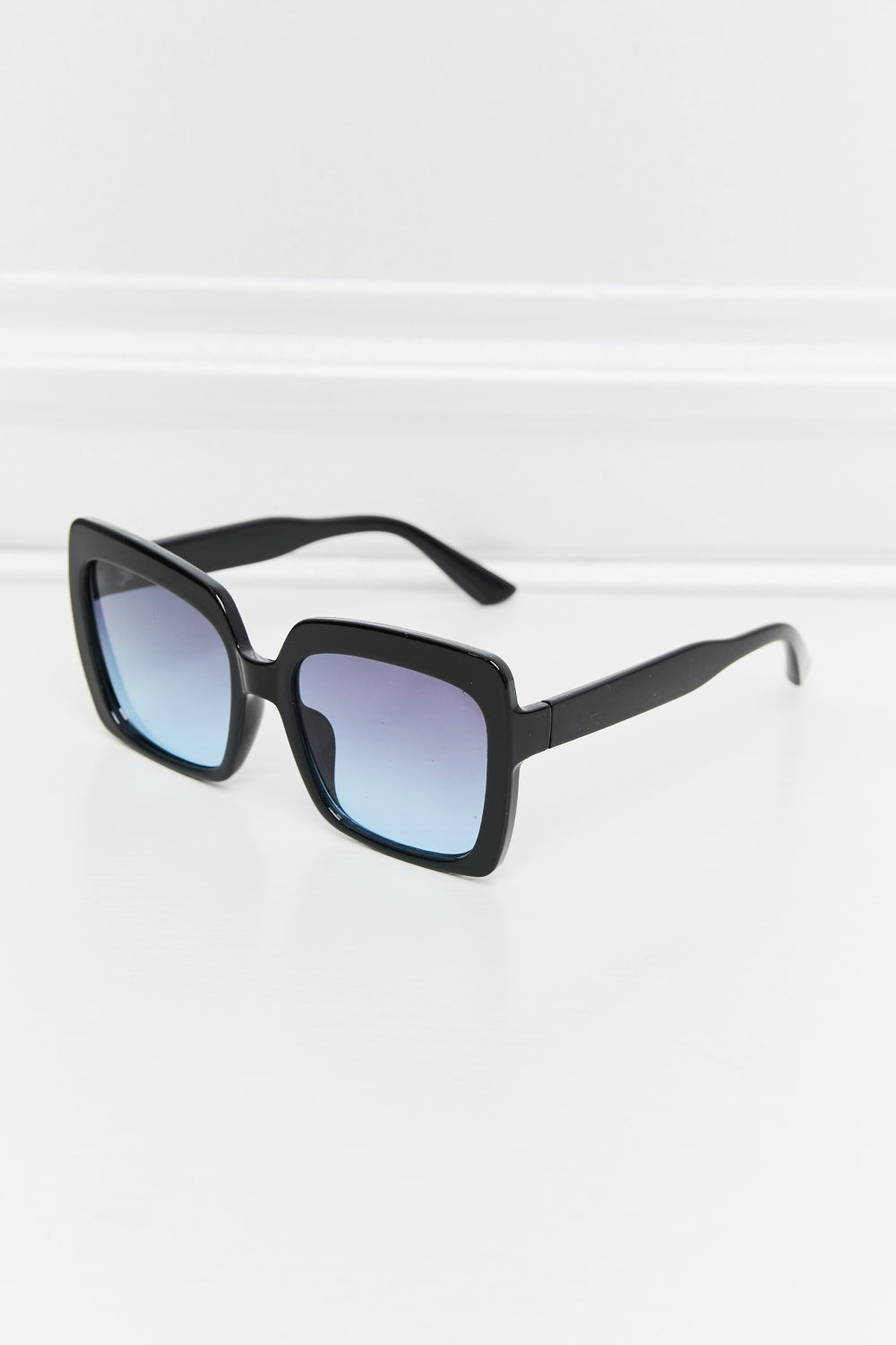 Black Square Full Rim Sunglasses