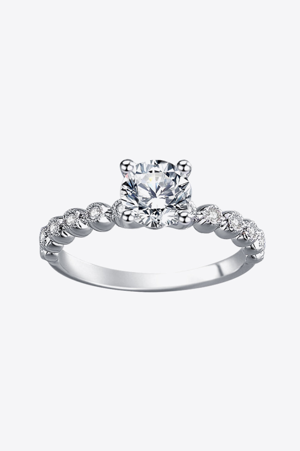 Classic 4-Prong Moissanite Ring